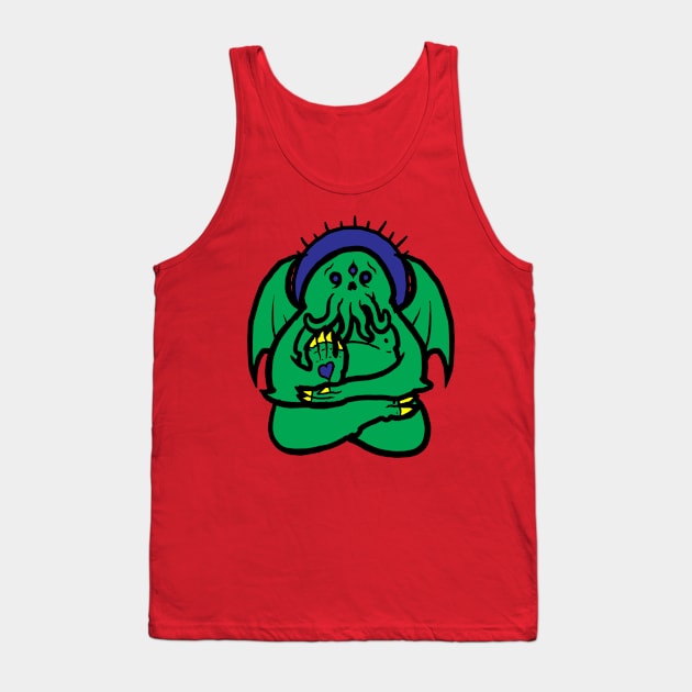 Spirit Cthulhu Tank Top by jonah block